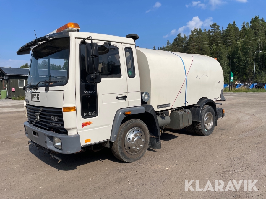 Sopmaskin med sug och spolning Volvo FL 612 Intercooler 4x2 Cityfant 50