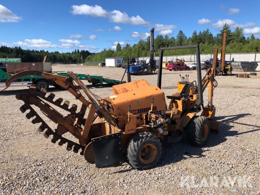 Minigrävare Case 25+4XP Med grävaggregat & kedjesvärd