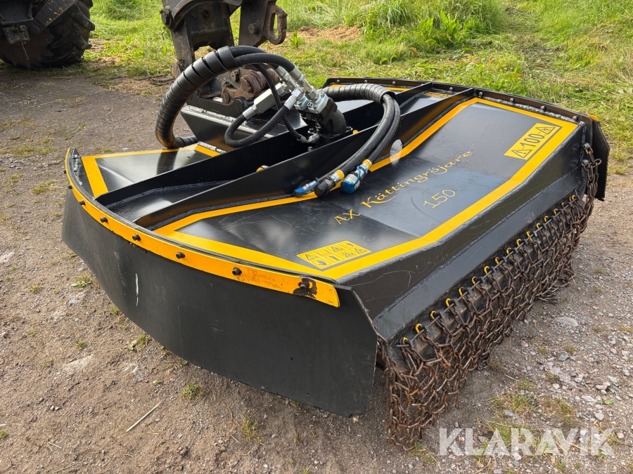 Kättingröjare/Buskröjare Hinnagårds Mekaniska AX 150.8 med S45 fäste