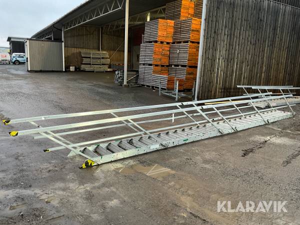 Byggtrappa aluminium