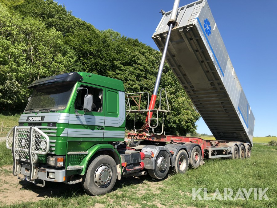 A-Traktor Scania R113 Ombyggd bil med tippsläp