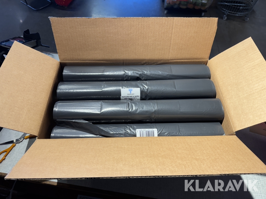 Sopsäckar Trioplast 240L 10st rullar