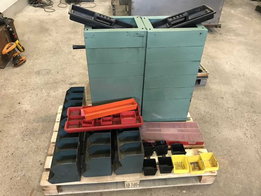 Hurtsar och fack till verkstad