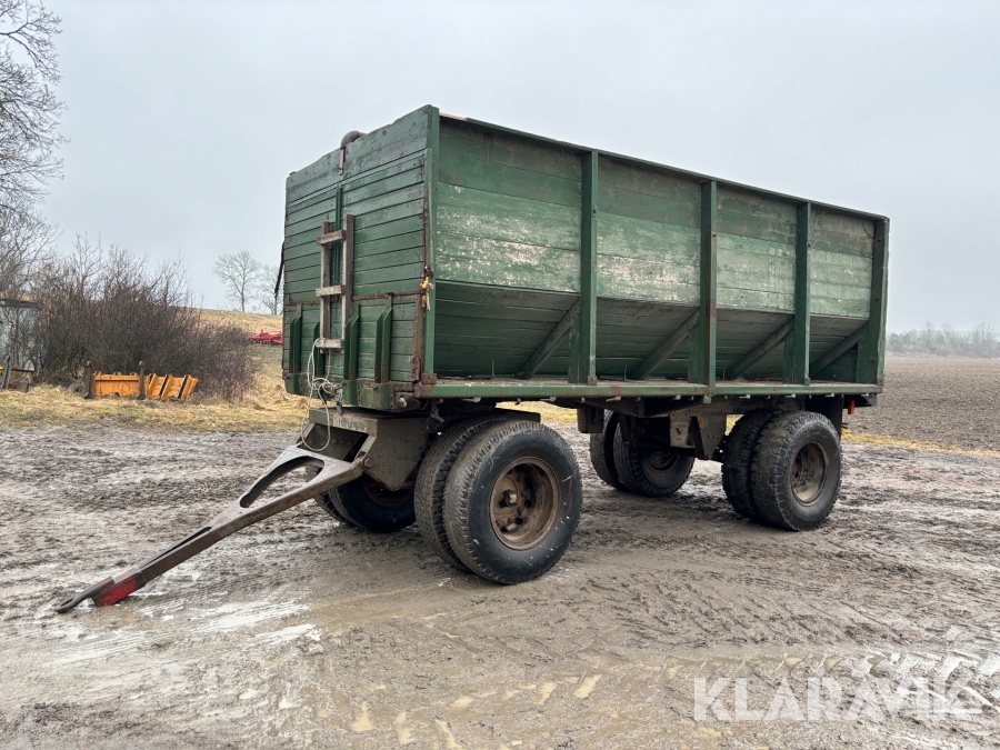 Spannmålsvagn holmenvagn konsläp 10 ton