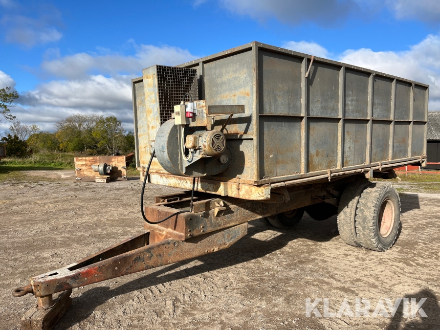 Spannmålsvagn med tork