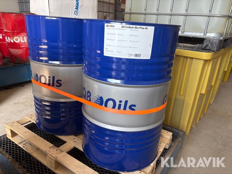 Fat med hydraulolja 4 st OKQ8 Holbein Bio Plus 46