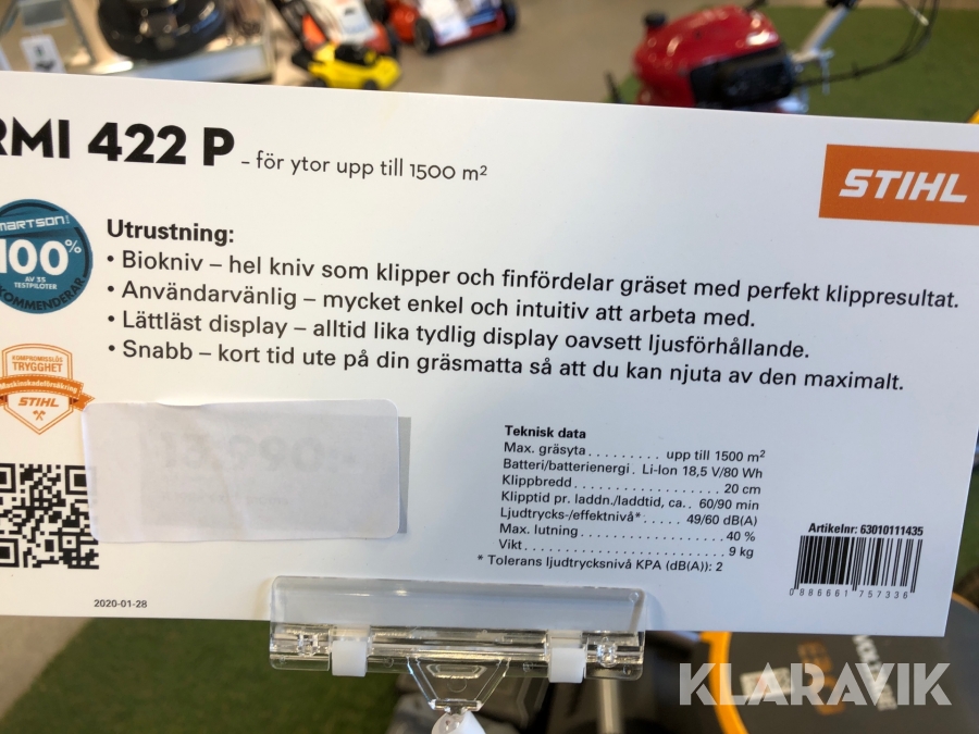 Robotgräsklippare stihl imow online rmi 422