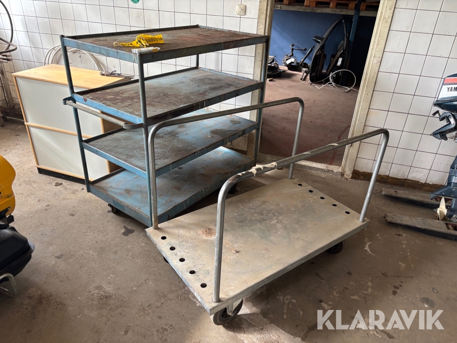 Verkstadsvagnar 2 st