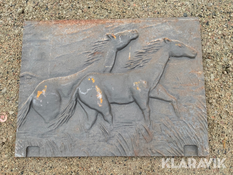 Hästtavla av gjutjärn