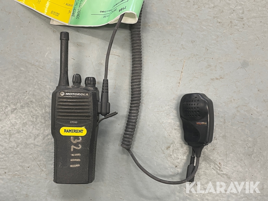 Kommunikationsradio Motorola CP040 438-470