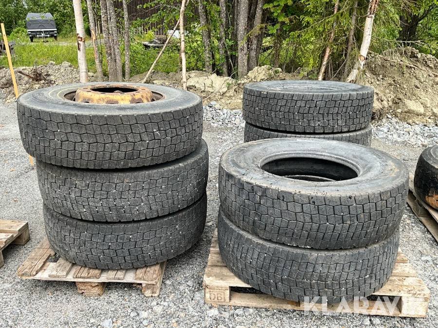 Däck Goodyear 315/80R22.5 8 st