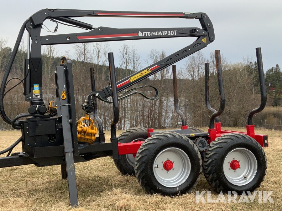 Skogskärra Mowi 1050 4WD kran P30T, drift