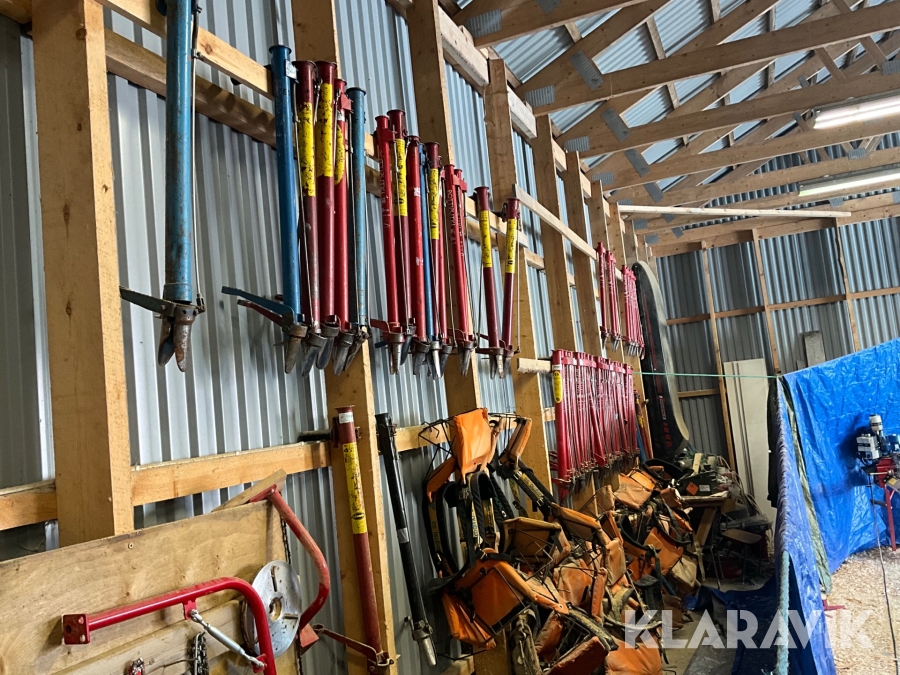 Stort parti planteringsutrustning Pottiputki