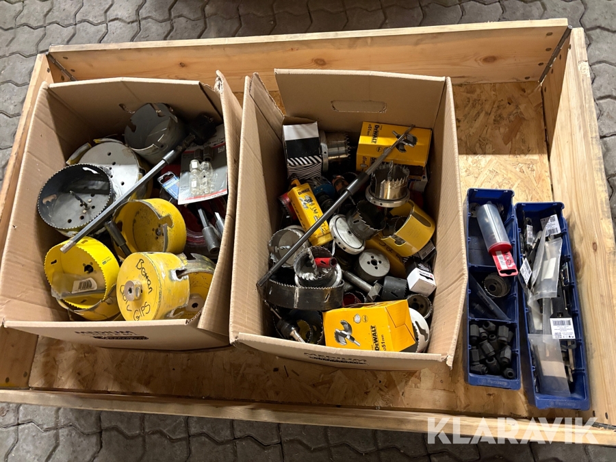 Dosfräsar och olika borr