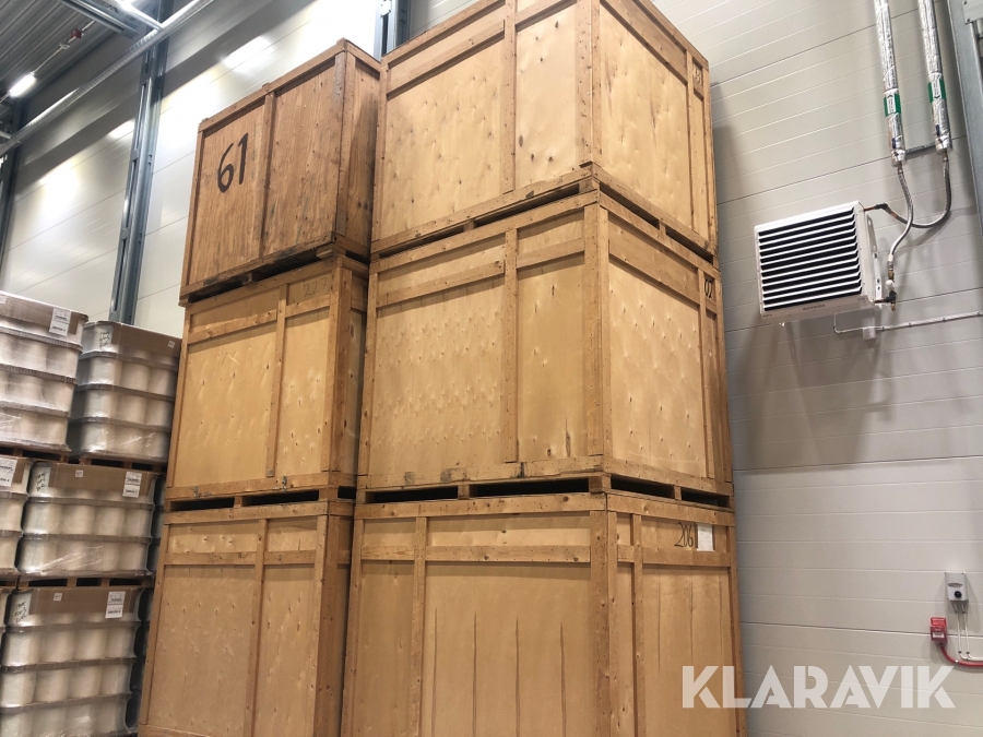 Möbelcontainrar/Träförråd 10st