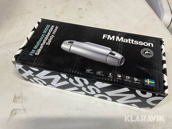 Säkerhetsblandare FM Mattsson 9000E för dusch