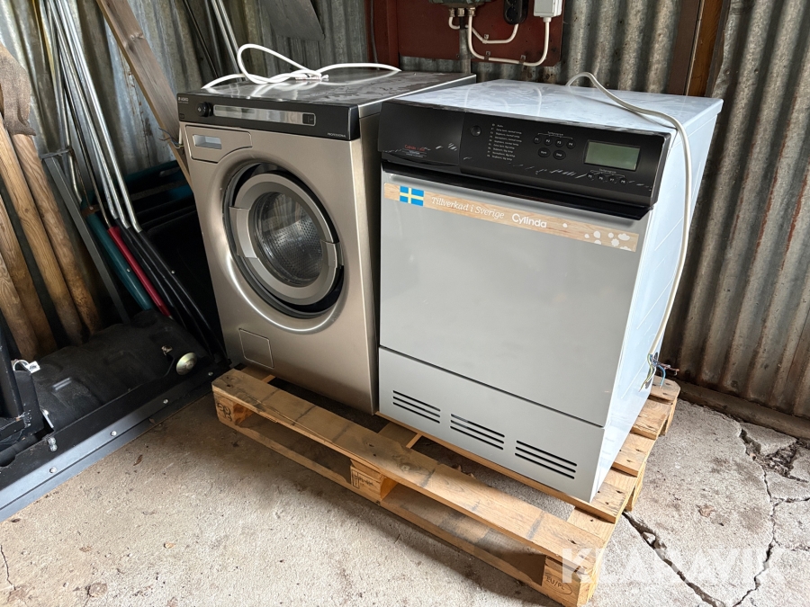 Tvättmaskin och torktumlare Asko & Cylinda Professional  & T 2000