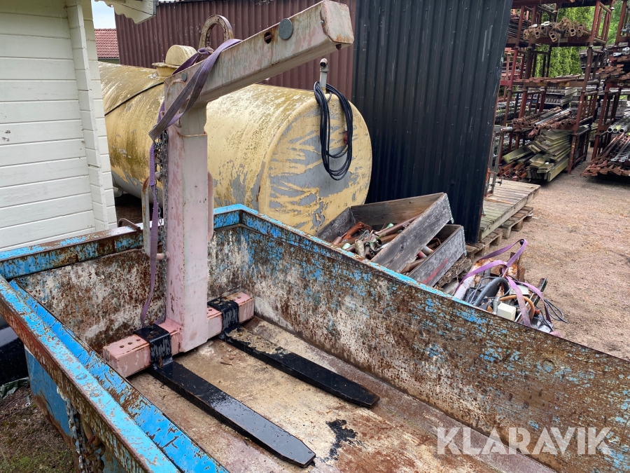 Pallgafflar för kran