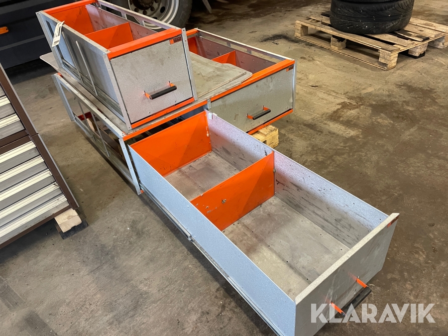 Bilinredning (3st Lådor) Work System