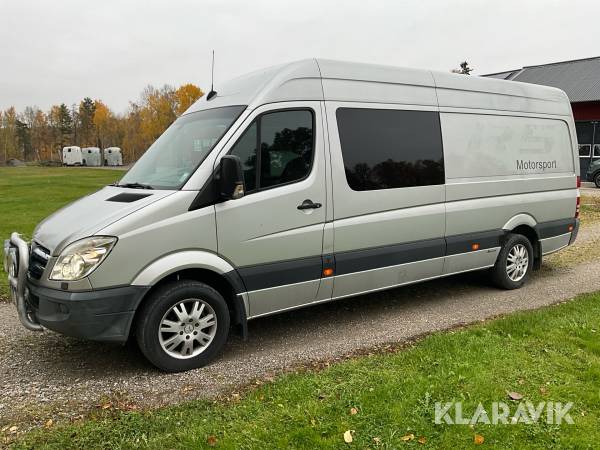 Transportbil servicebuss Mercedes-Benz Sprinter 319 CDI Aut 190hk Verkstadsinredd