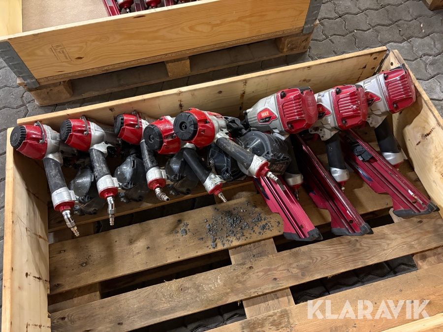 Tryckluftsdrivna Spikpistoler Max 8 st