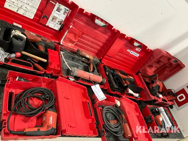 Handverktyg paket med 7st Hilti