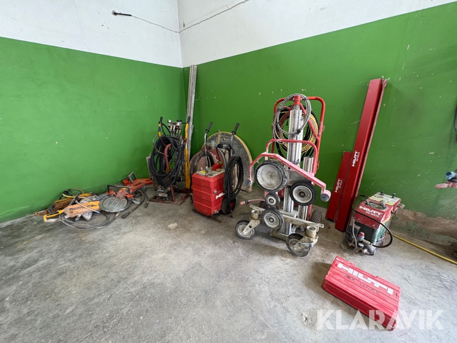 Hydrauliskt Wiresåg Hilti DS-WS10 med tillbehör