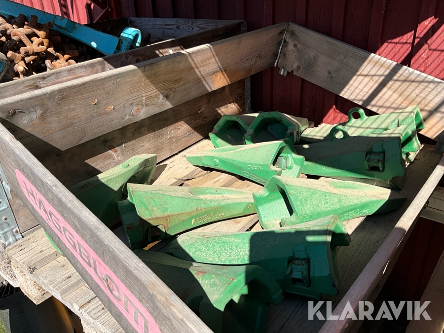 Tänder till skopa Esco Quick lock