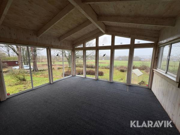 Glaspartier till Uterum