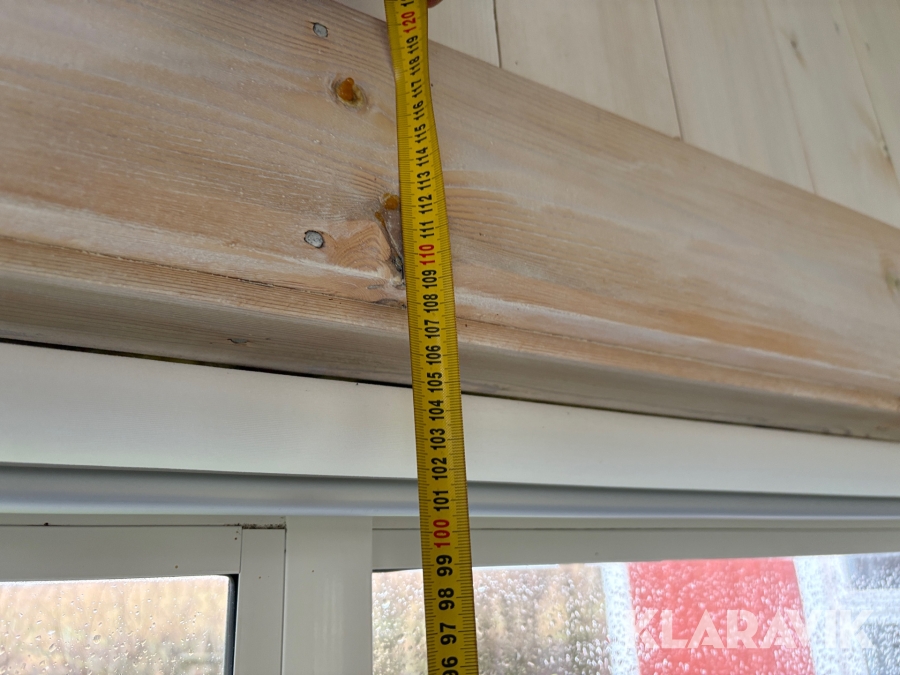 Glaspartier till Uterum