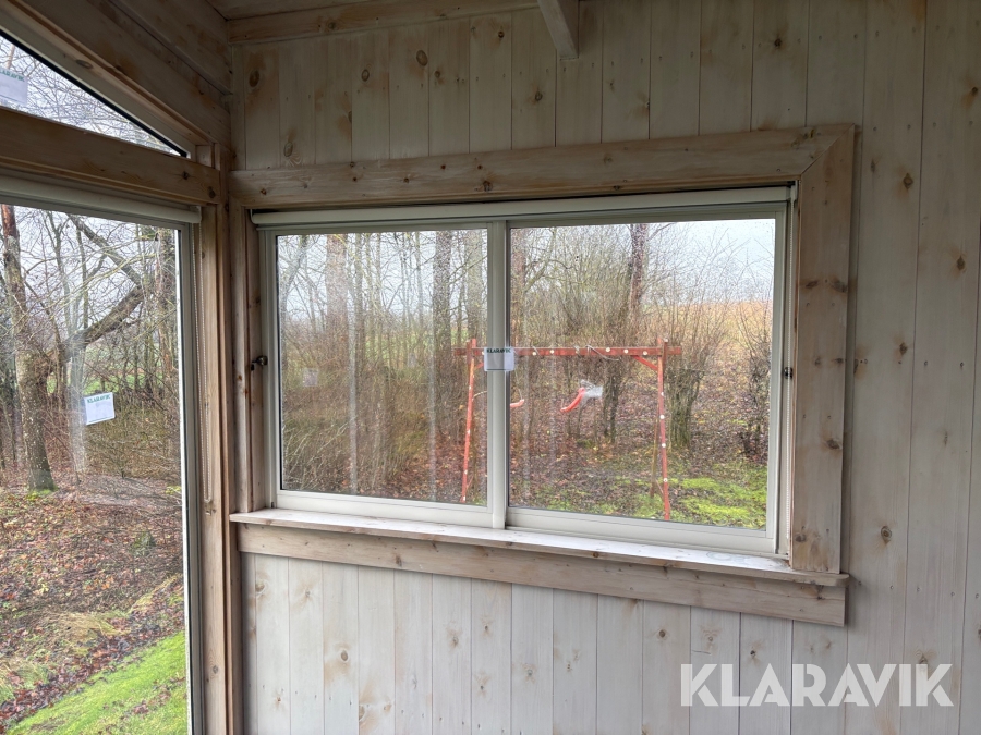 Glaspartier till Uterum