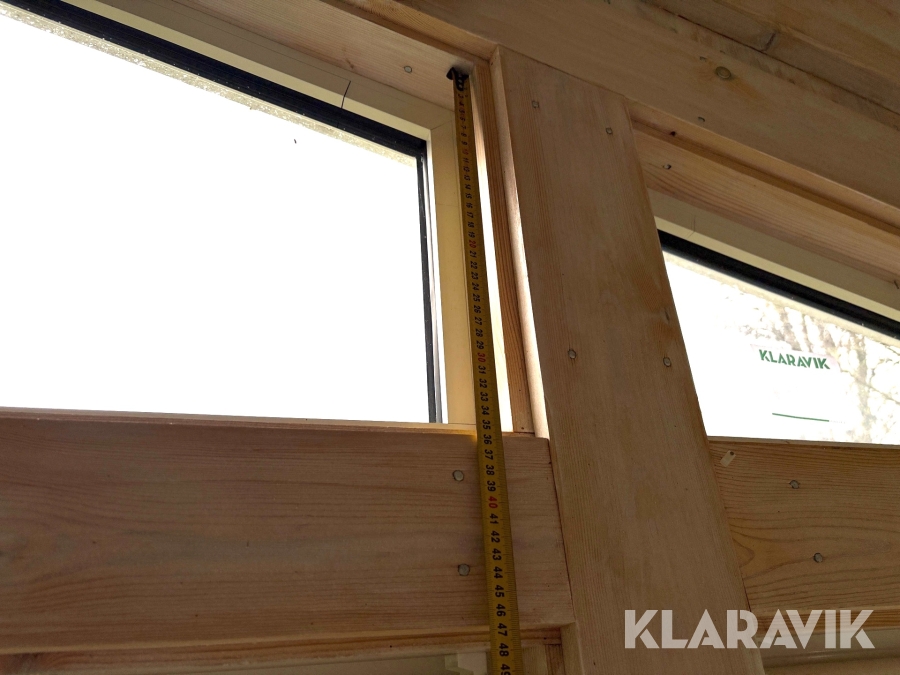 Glaspartier till Uterum