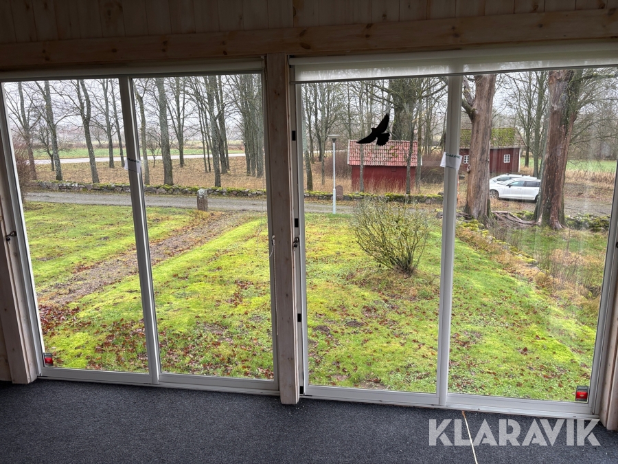 Glaspartier till Uterum