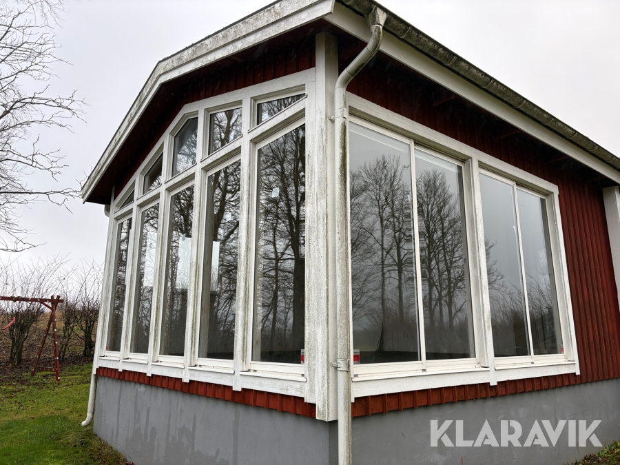 Glaspartier till Uterum