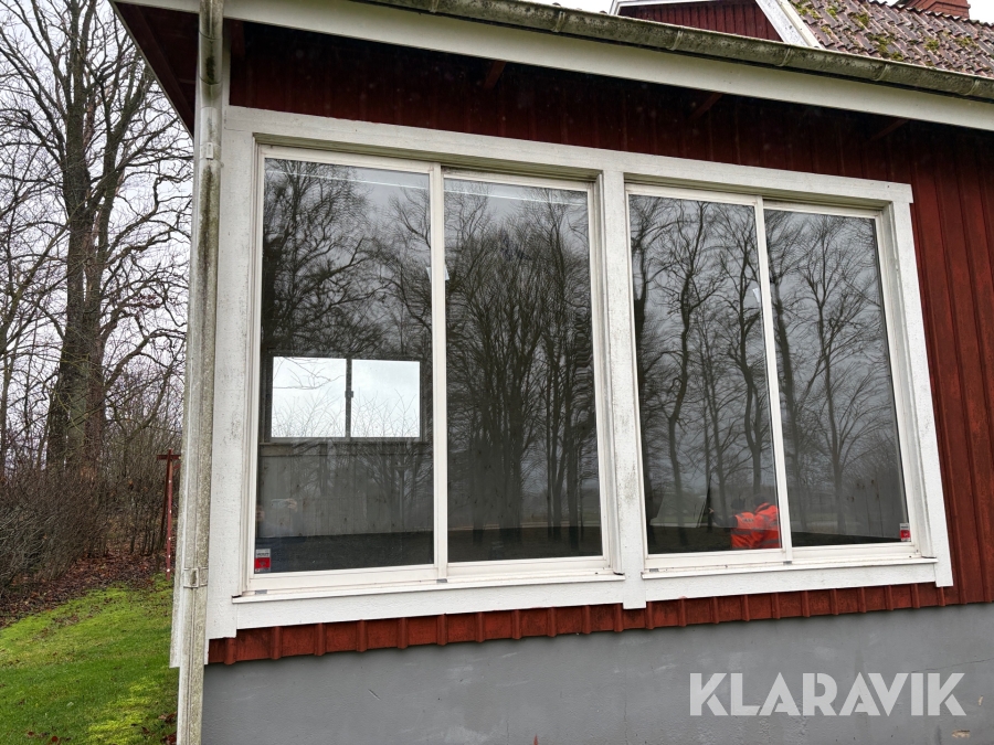 Glaspartier till Uterum