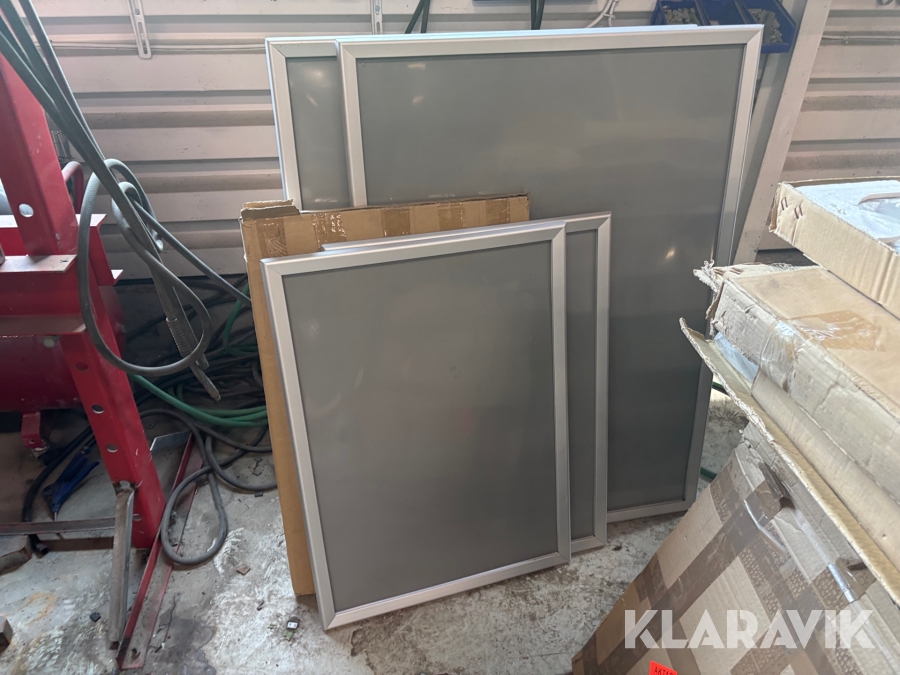 Ramar för affischer Slim Light Box 8 st