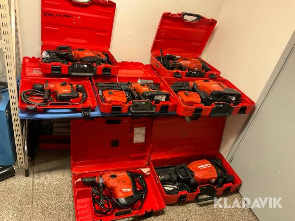 Mejselhammare / Borrhammare Hilti Flera Olika Modeller 7 st