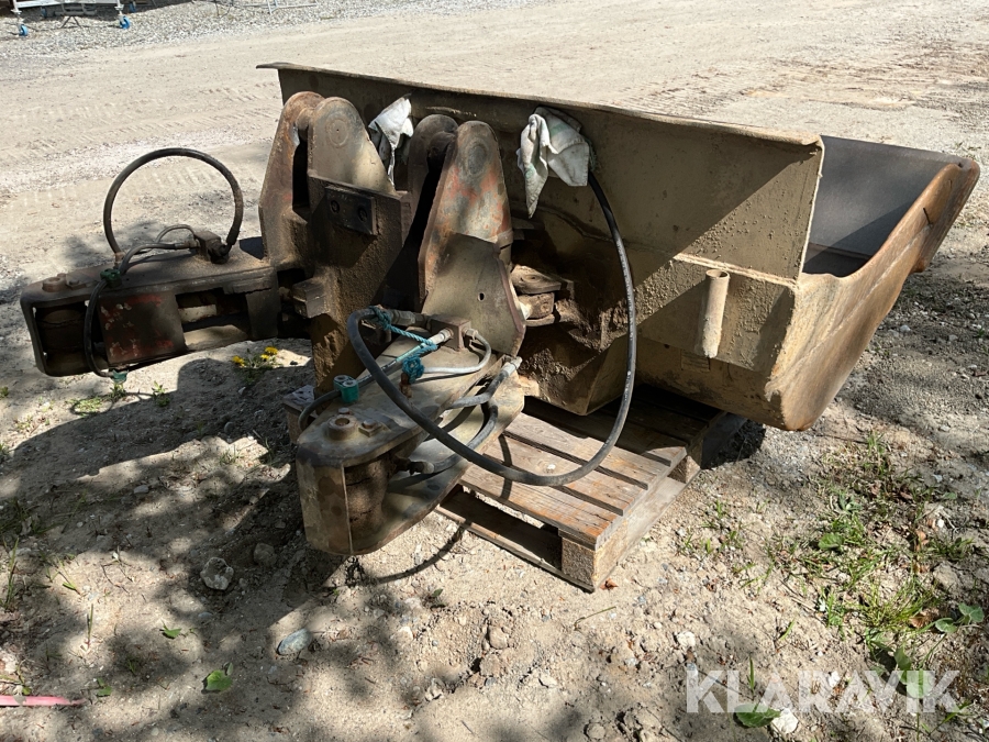 Hydraulisk planeringsskopa 1900mm med nytt slitstål B20-fäste