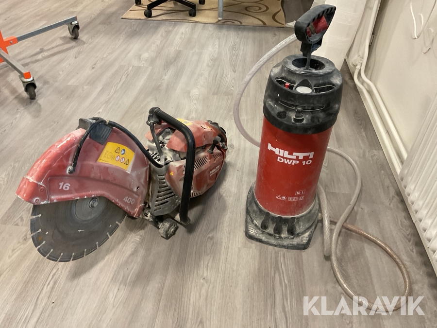 Motorkap Hilti DSH 900-x med vattenpump