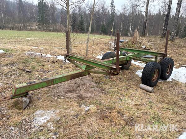 Skogsvagn med ställbar boogie