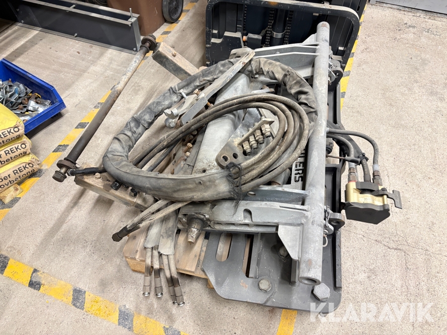 Plogfäste lastbil Mählers VV-95 inkl midjefäste och bommar