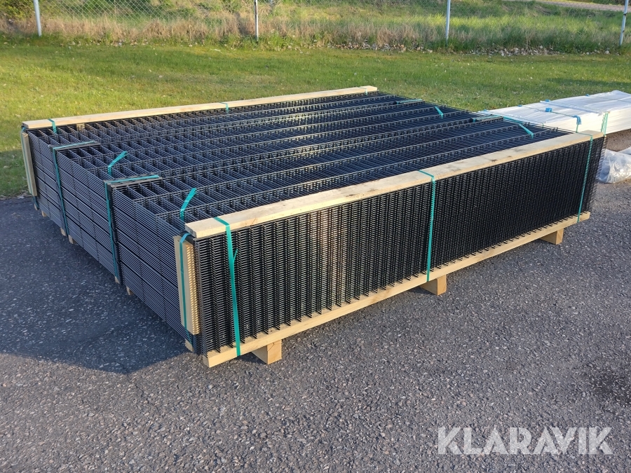 Panelstaket 3D 125 meter Nytt