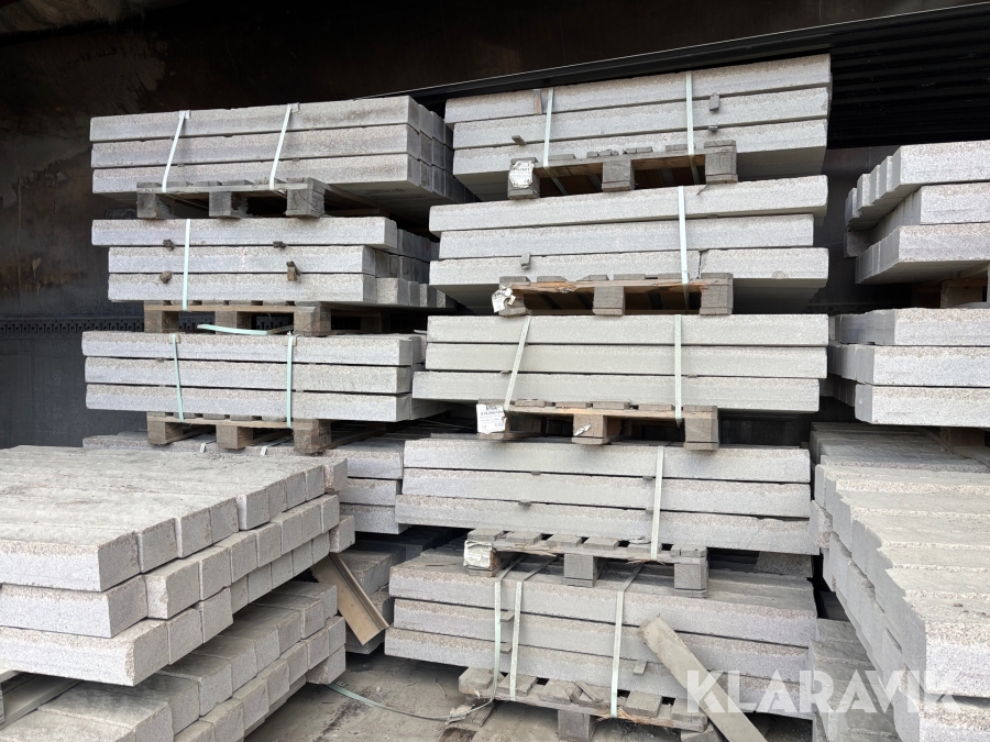 Randsten Bender Trilling 10st pall 120x100mm Grå Bohus