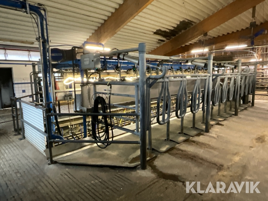 Mjölkgrop Blue Diamond 2x12 parallell nedmonterad