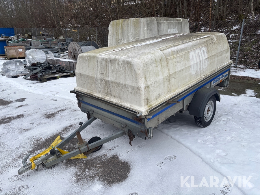 Personbilssläp Fogelsta R0750U kåpa