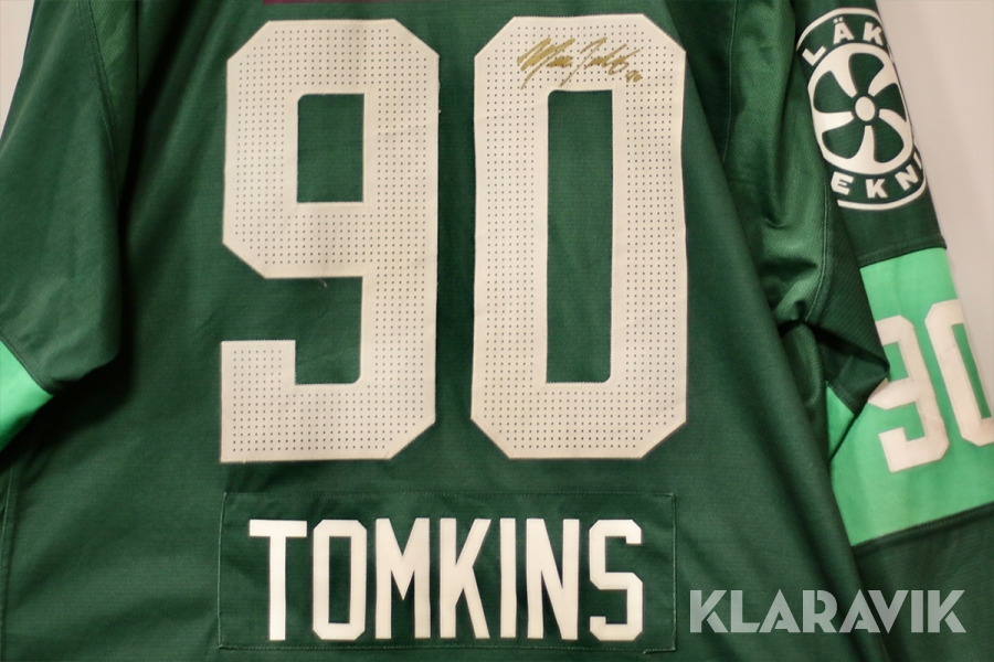 Matt Tomkins #90 i Färjestad BK - använd matchtröja 2022/23