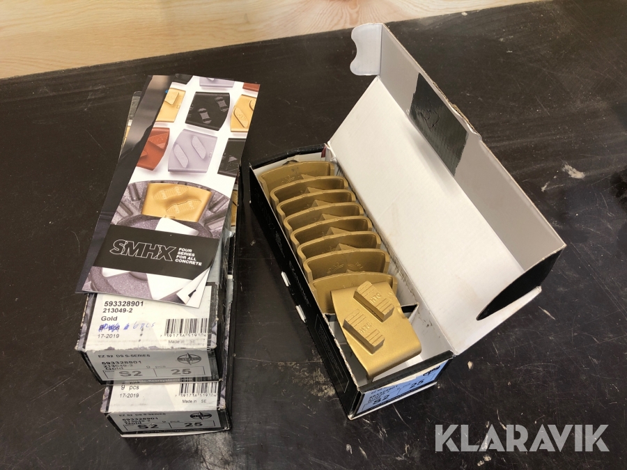 Diamantskär  HTC premium Diamond tools Gold S2 25 3 paket med 9 stycken i varje paket