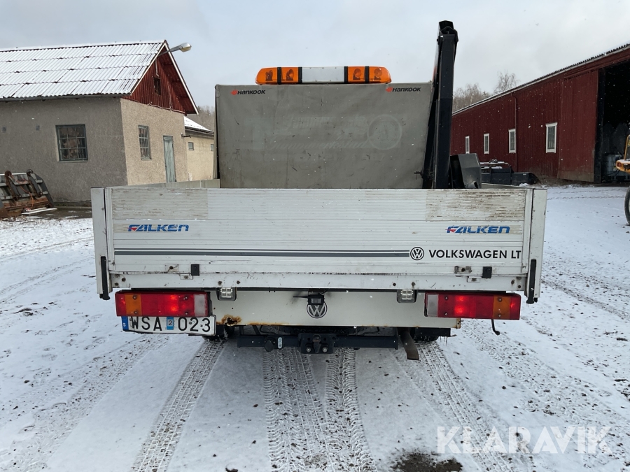 Flakbil med kran Volkswagen LT 35 2.5 TDI