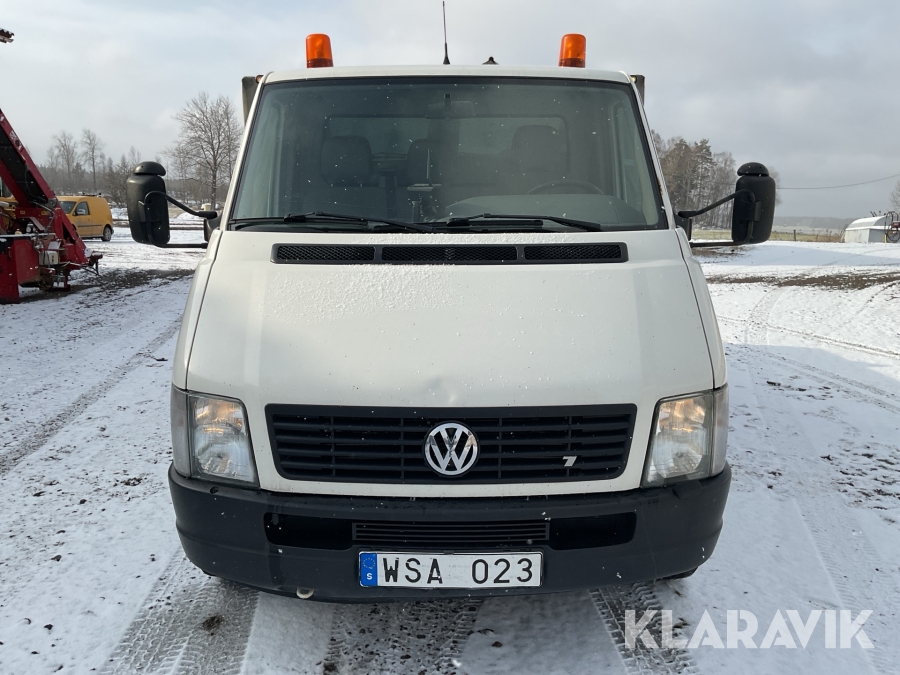 Flakbil med kran Volkswagen LT 35 2.5 TDI