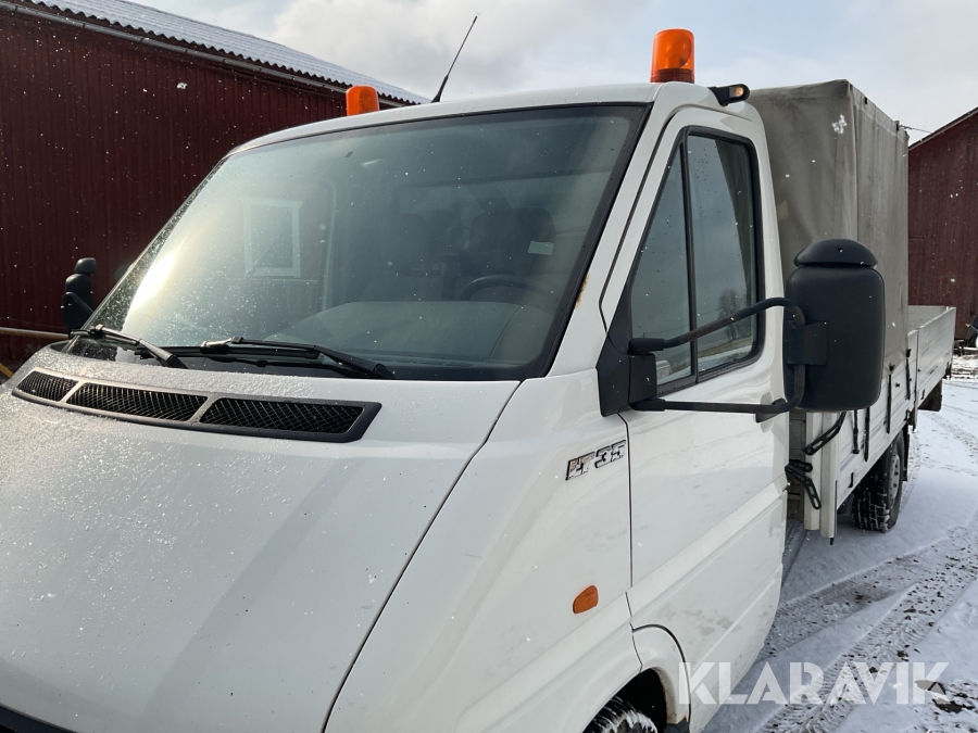 Flakbil med kran Volkswagen LT 35 2.5 TDI